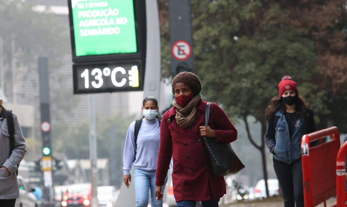 Primeira onda de frio de 2026 derruba temperaturas abaixo de zero no Sul e leva geada a São Paulo