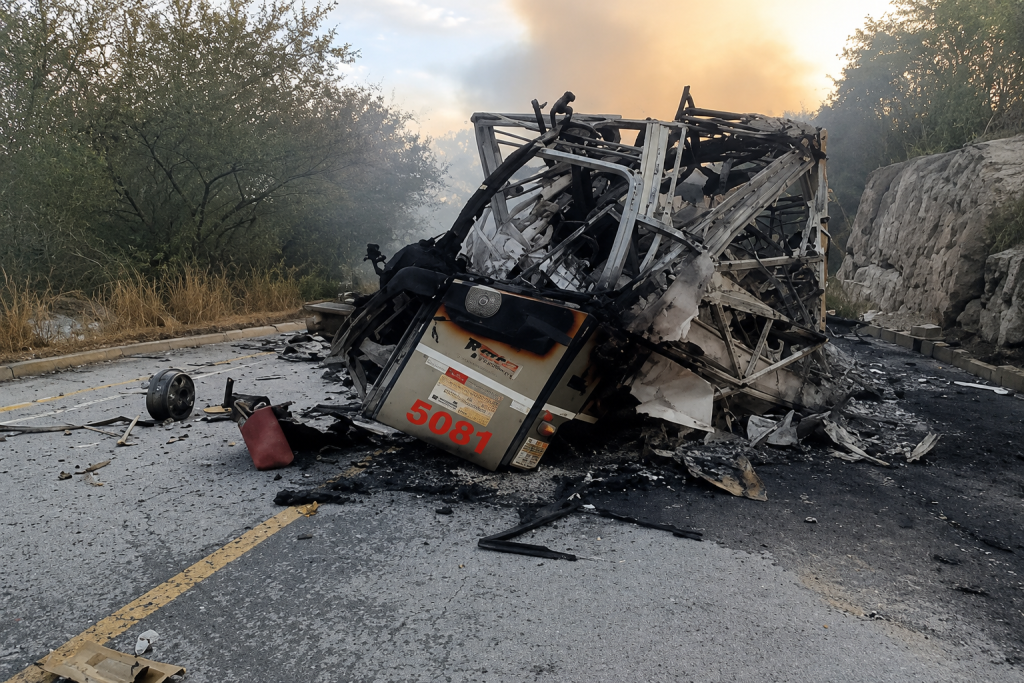 BR-251 é liberada após acidente com oito mortos no Norte de Minas br-251-e-liberada-apos-acidente-com-oito-mortos-no-norte-de-minas